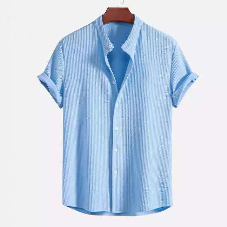 Aren Stand Collar Shirt - Ariane Bay