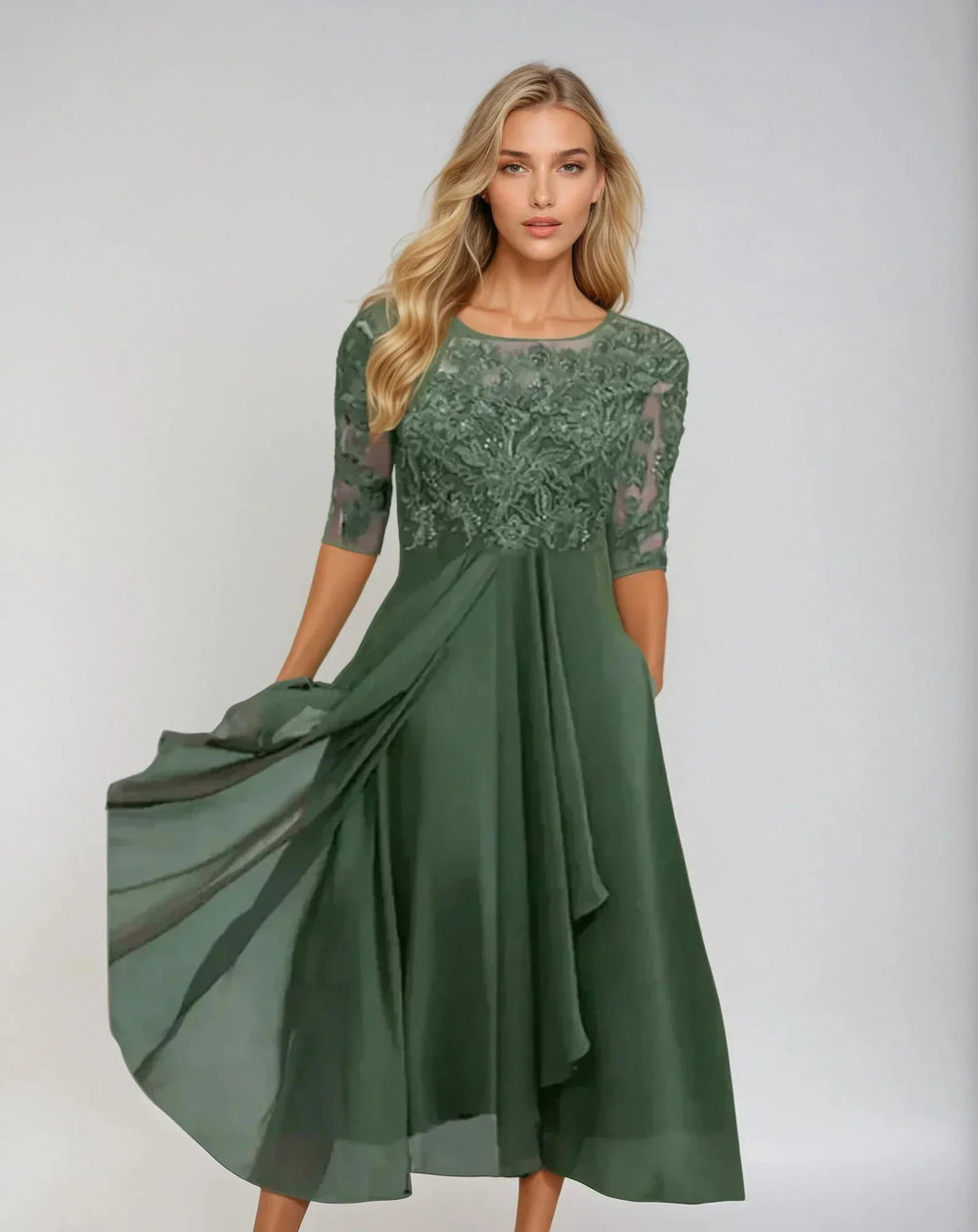 Aria Soft Lace Dress - Ariane Bay