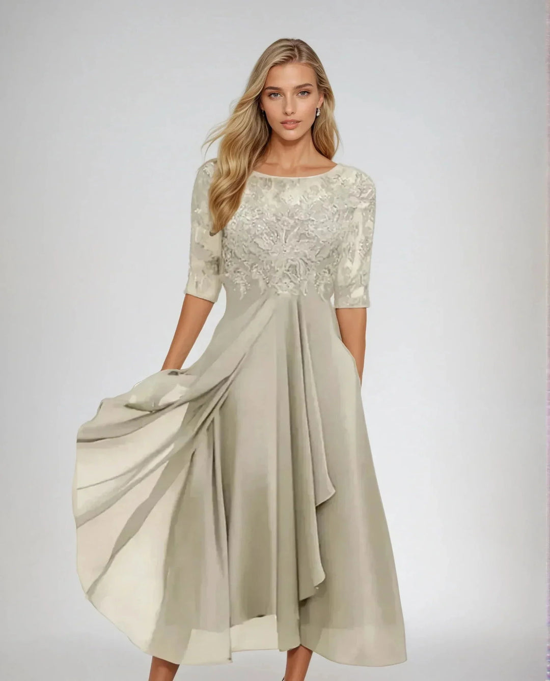 Aria Soft Lace Dress - Ariane Bay