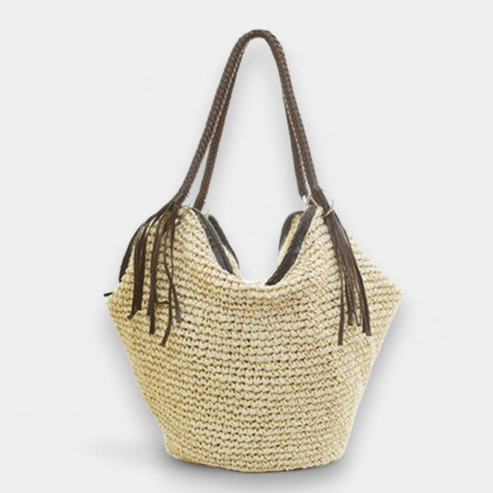 Ayla Straw Travel Bag - Ariane Bay