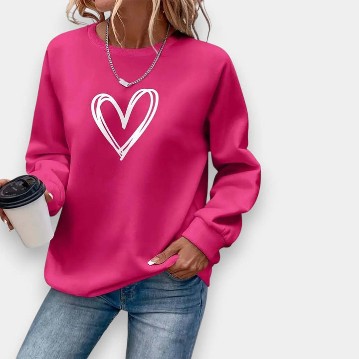 Bliss Heart Knit Sweater - Ariane Bay