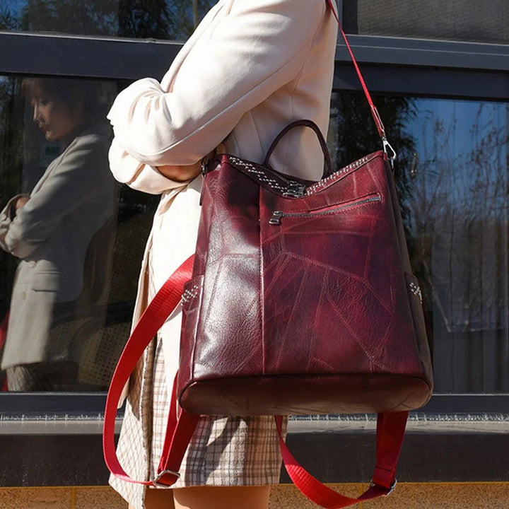 Clara Vintage Multi-Pocket Backpack - Ariane Bay
