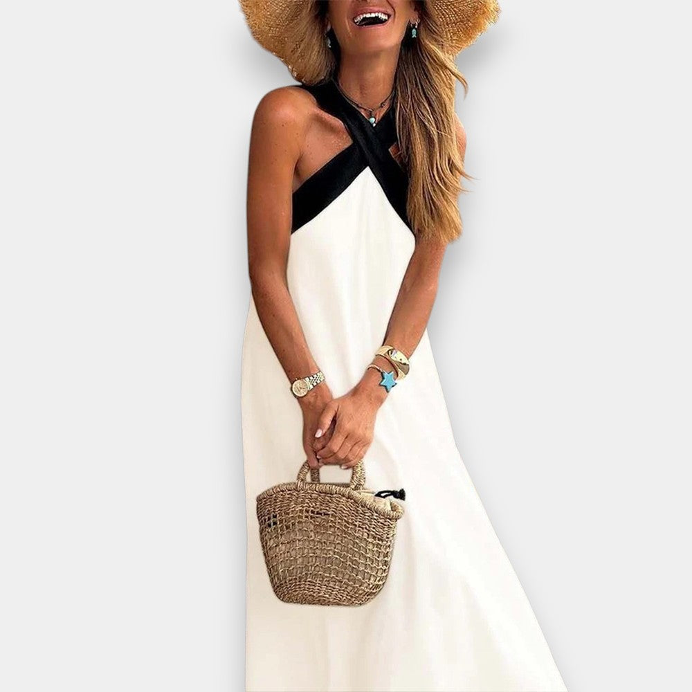 Dune Cross Neck Dress - Ariane Bay