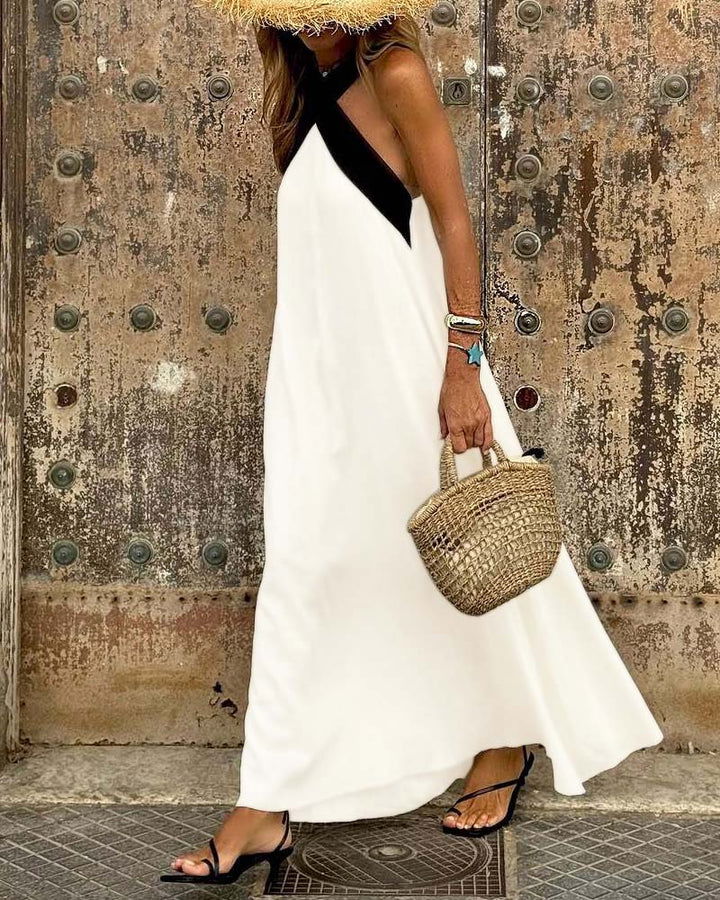 Dune Cross Neck Dress - Ariane Bay