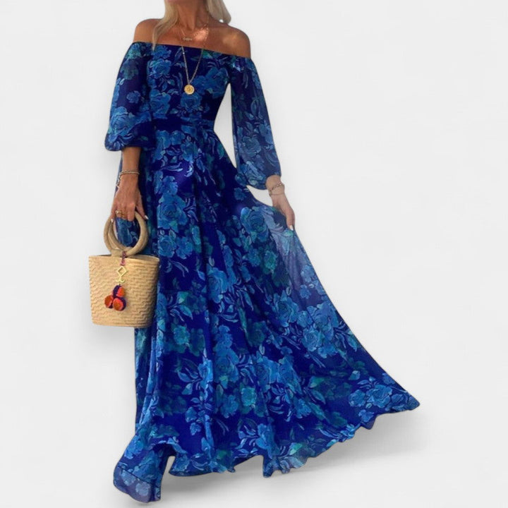 Eden Off-Shoulder Maxi Dress - Ariane Bay