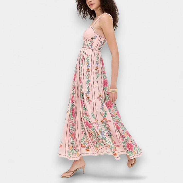 Eira Beaded Strap Maxi Dress - Ariane Bay