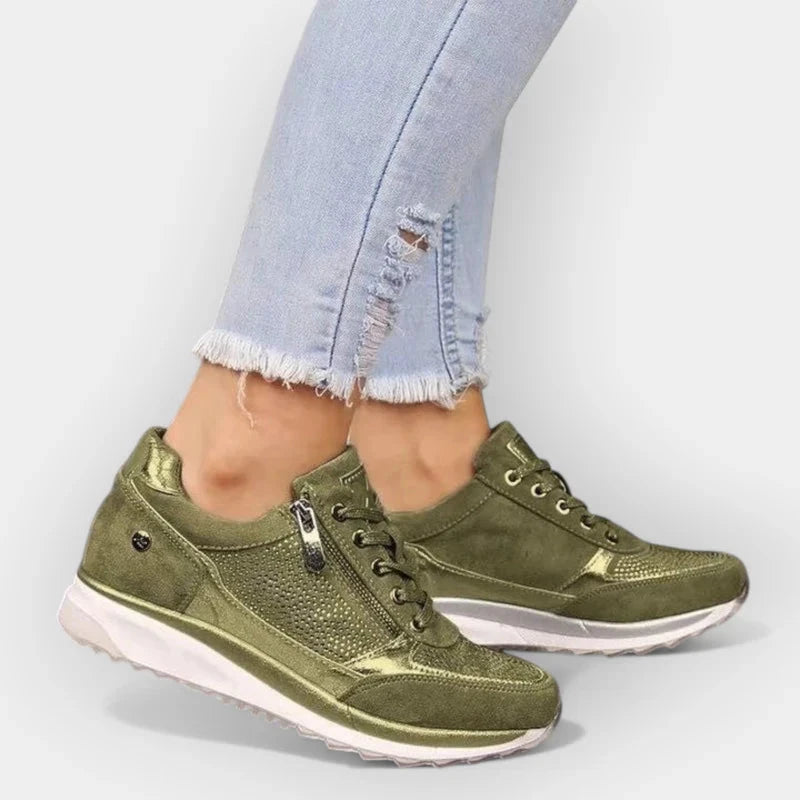 Elara Anatomic Sneakers with Zipper - Ariane Bay