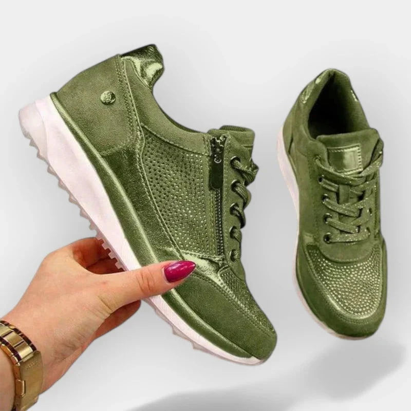 Elara Anatomic Sneakers with Zipper - Ariane Bay