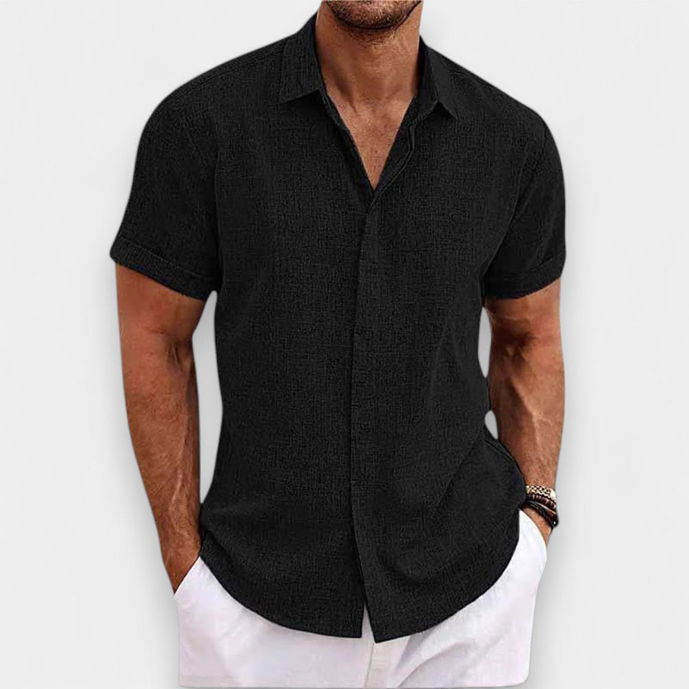 Jett Short-Sleeve Button-Up - Ariane Bay