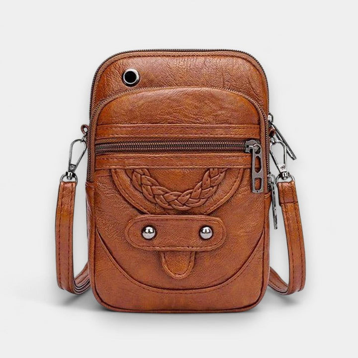 Mae Braided Vintage Crossbody Bag - Ariane Bay