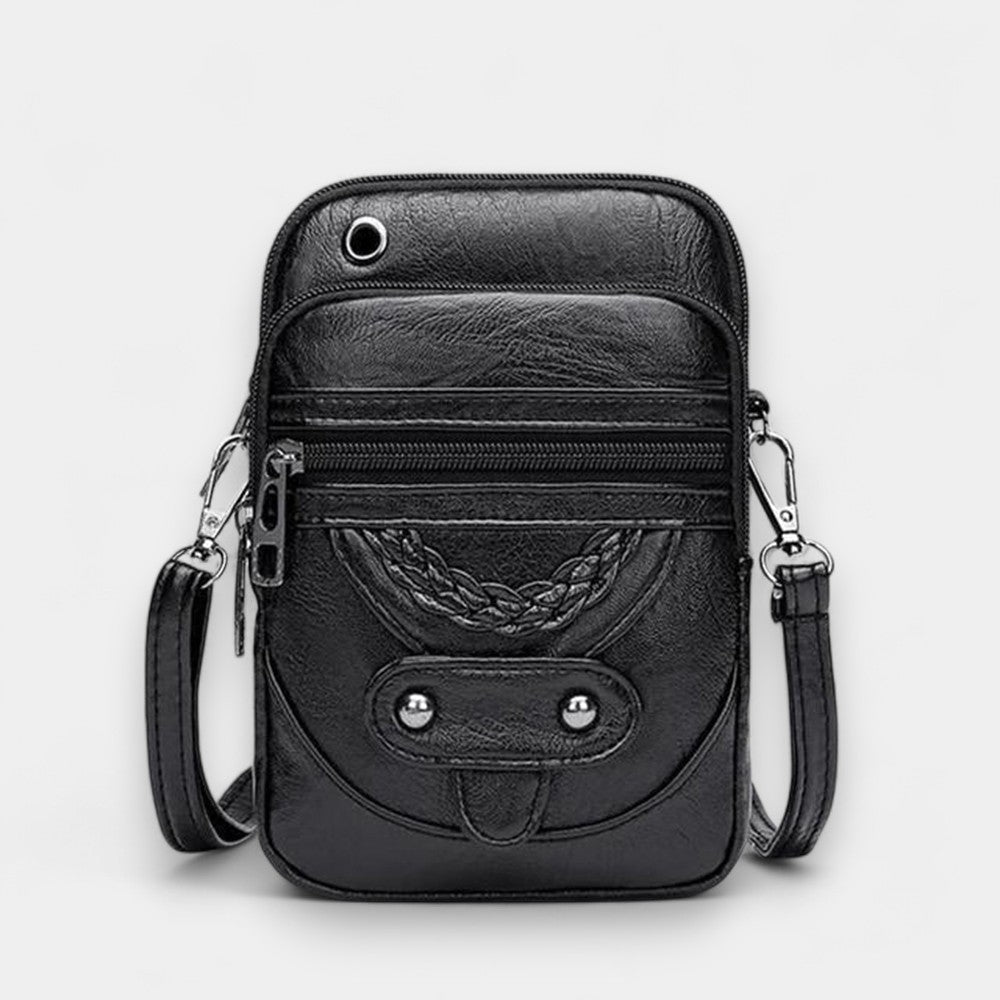 Mae Braided Vintage Crossbody Bag - Ariane Bay