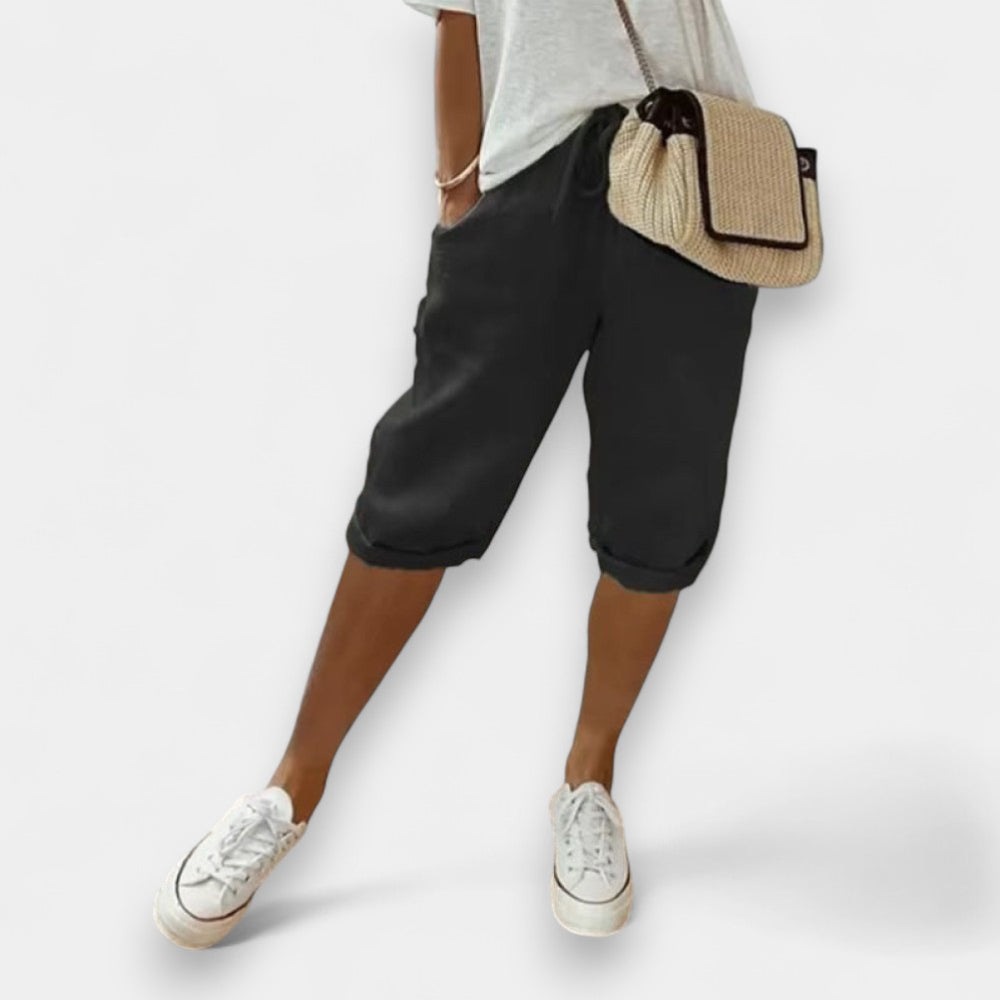 Noa Cotton Lounge Shorts - Ariane Bay