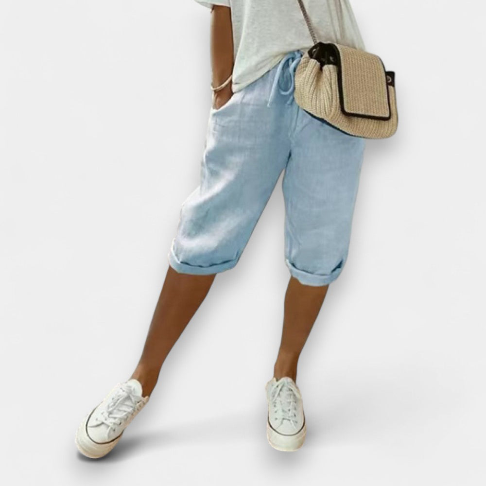 Noa Cotton Lounge Shorts - Ariane Bay