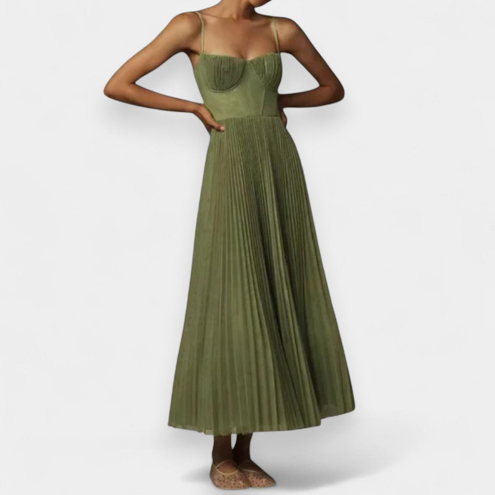 Nyra Emerald Evening Gown - Ariane Bay