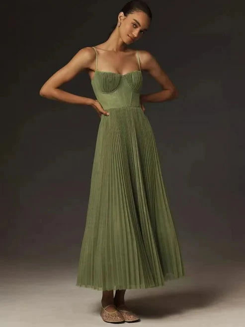 Nyra Emerald Evening Gown - Ariane Bay