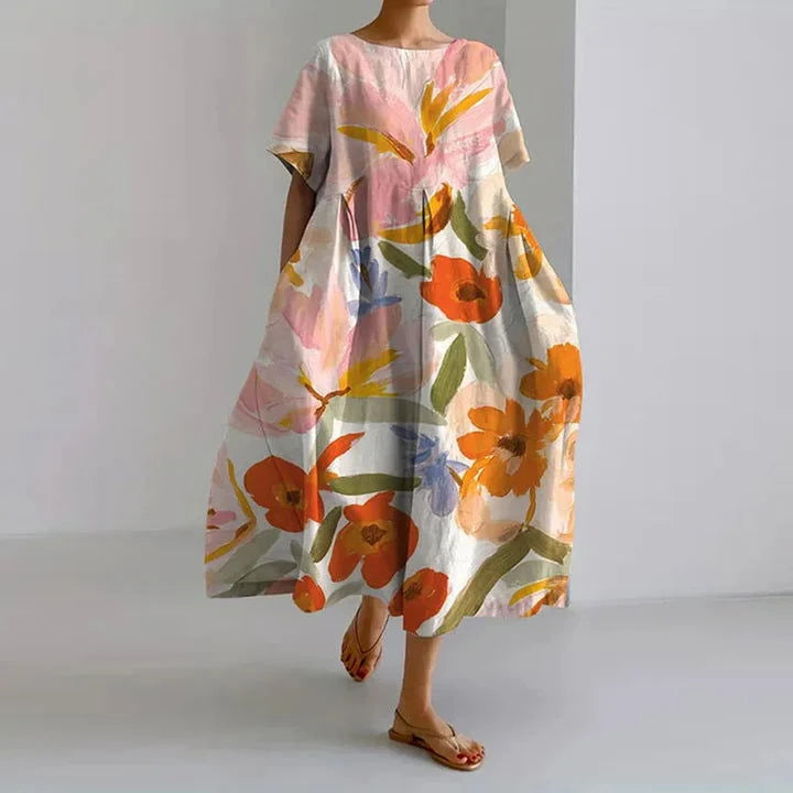 Opal Summer Floral Dress - Ariane Bay