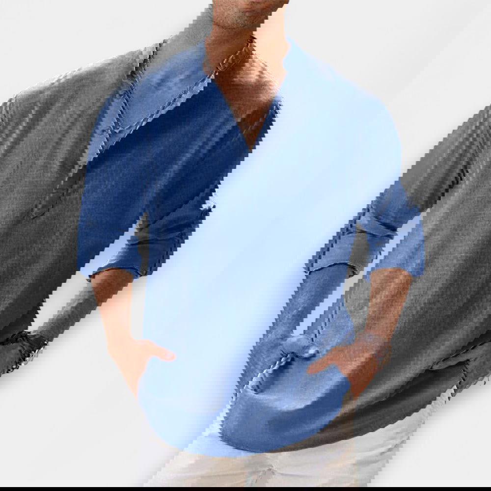 Rhys Breathable Cotton Shirt - Ariane Bay