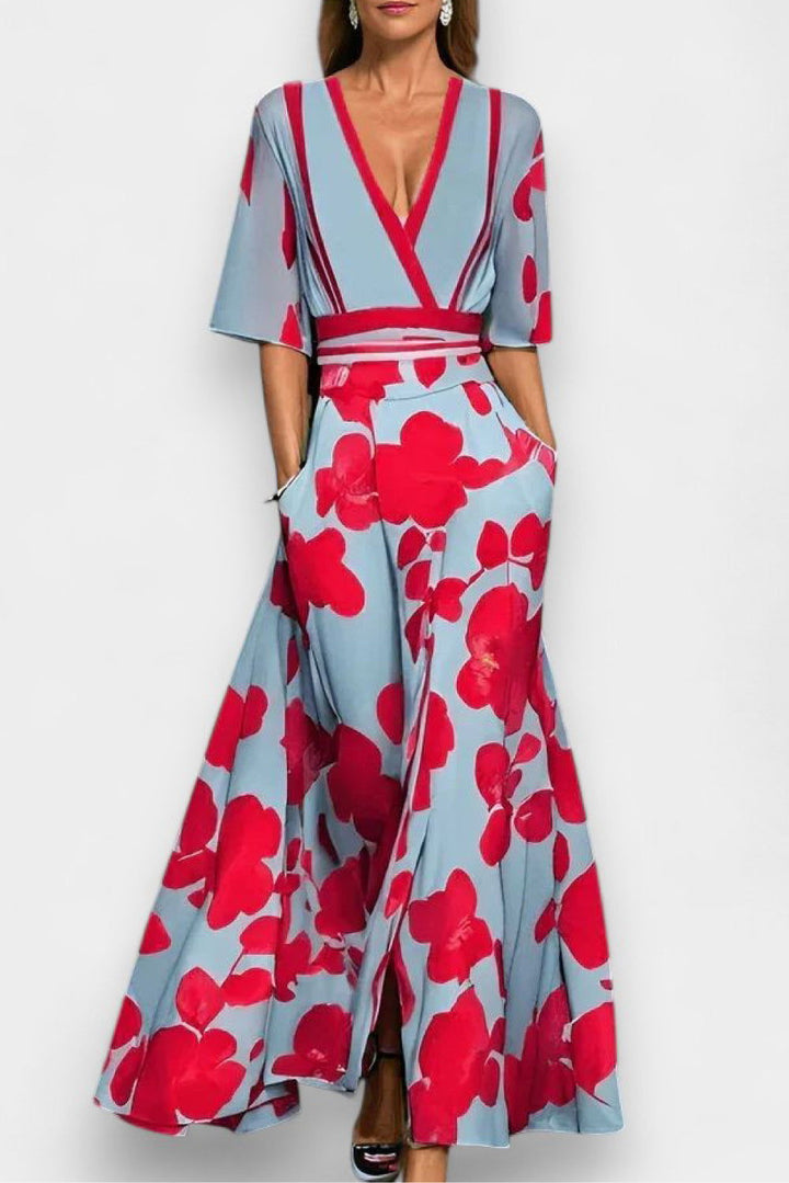 Sage Floral Day Dress - Ariane Bay