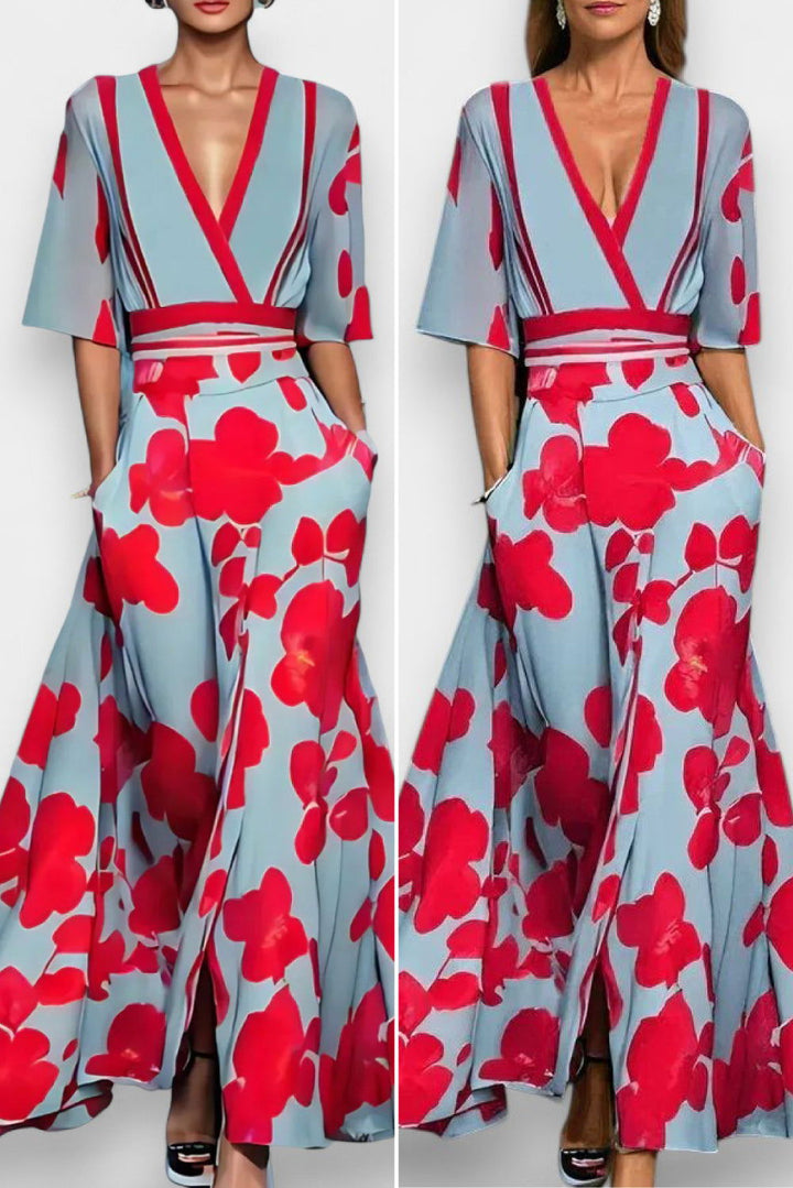 Sage Floral Day Dress - Ariane Bay