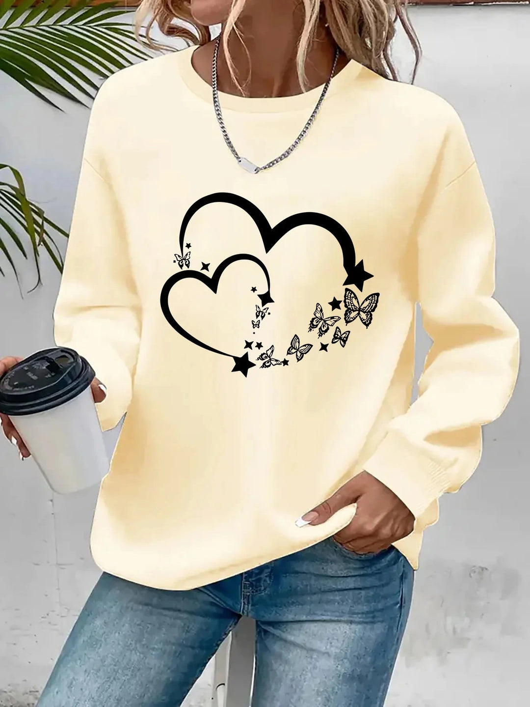 Sweet Love Crewneck Sweater - Ariane Bay