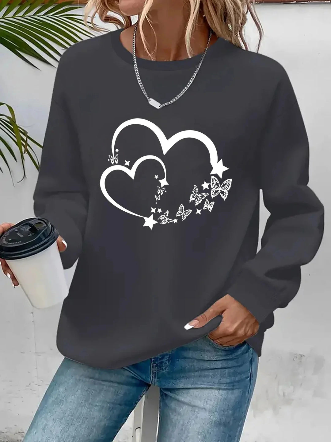 Sweet Love Crewneck Sweater - Ariane Bay
