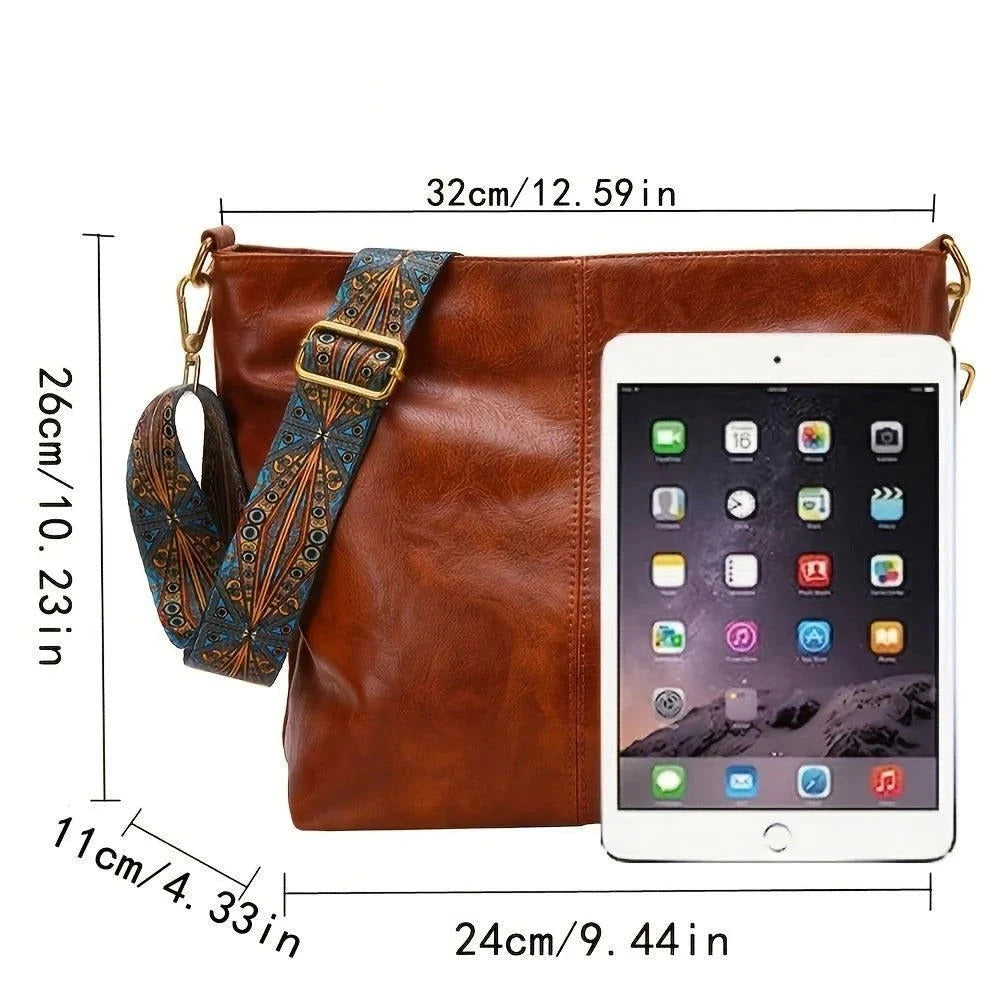 Sylas Vintage Leather Crossbody Bag - Ariane Bay