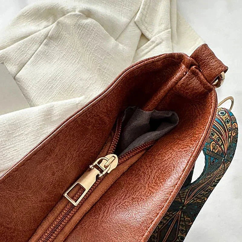 Sylas Vintage Leather Crossbody Bag - Ariane Bay