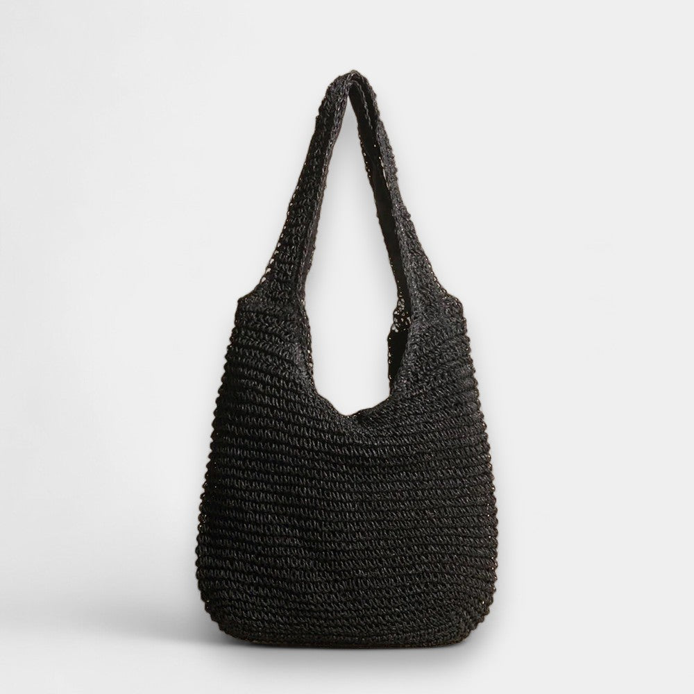 Thalia Straw Woven Shoulder Bag - Ariane Bay