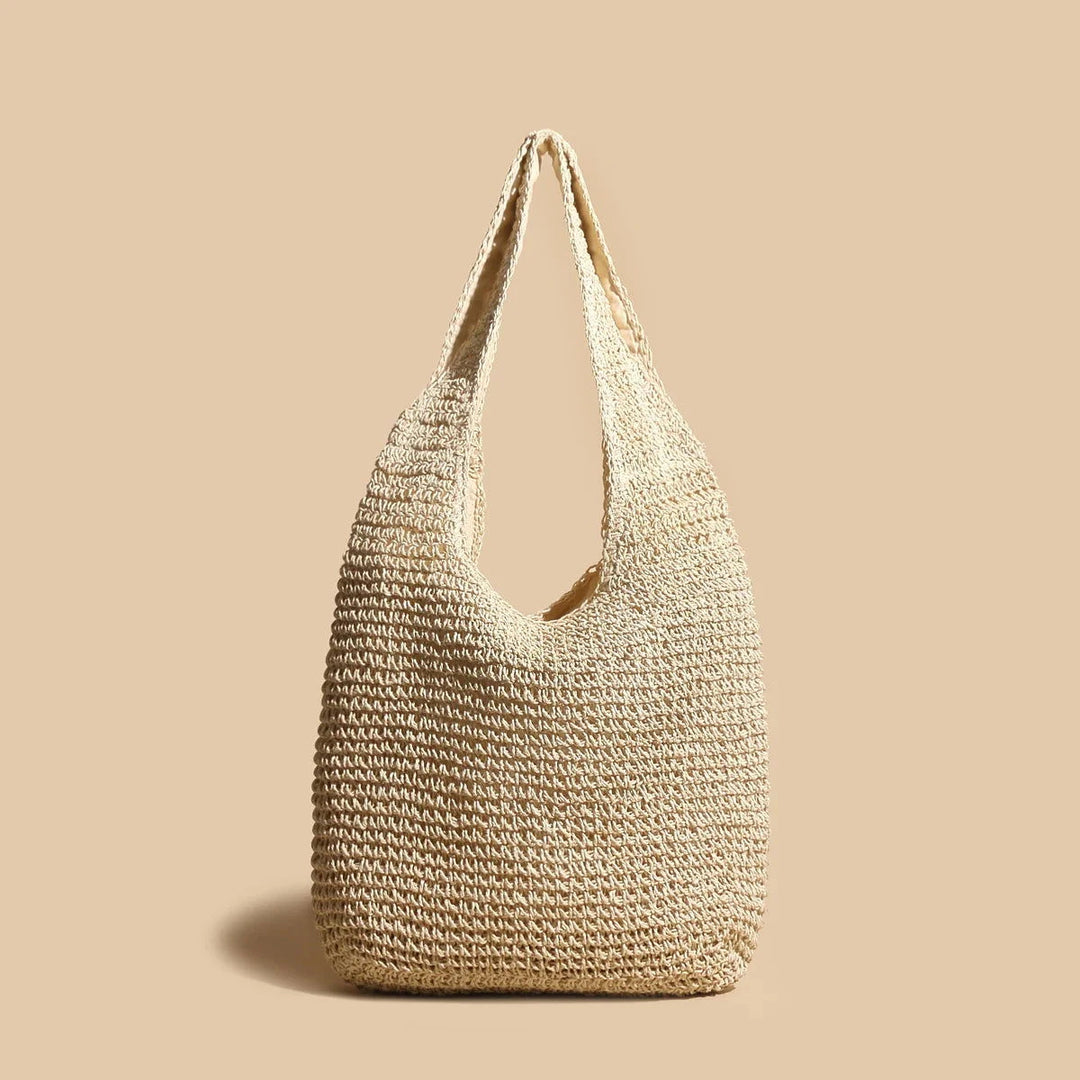 Thalia Straw Woven Shoulder Bag - Ariane Bay