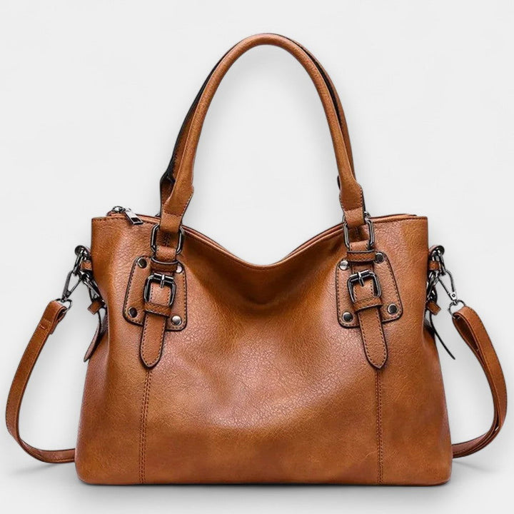 Vera Buckled Tote Bag - Ariane Bay